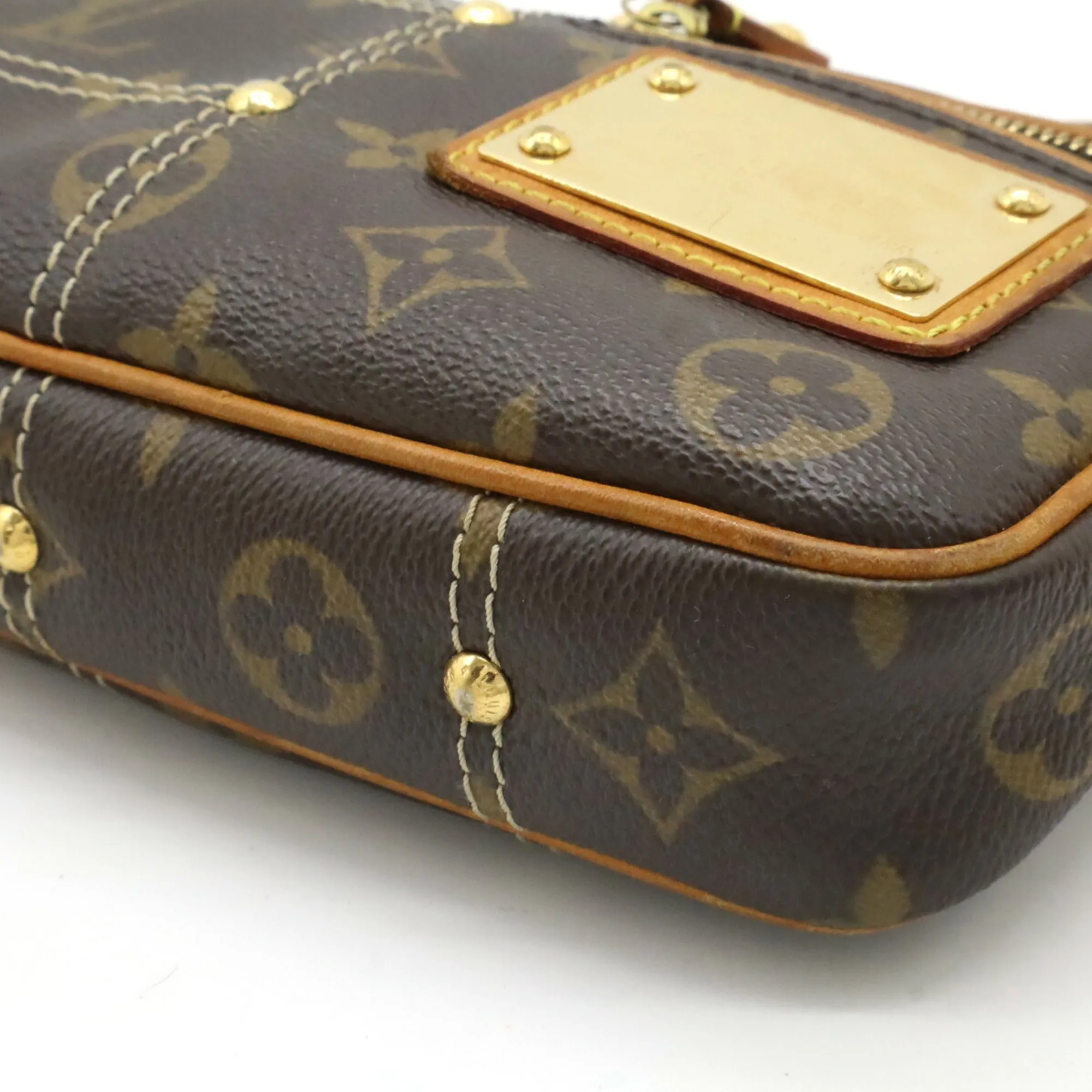 Louis Vuitton Rivet Canvas Shoulder Bag (Pre-Owned)