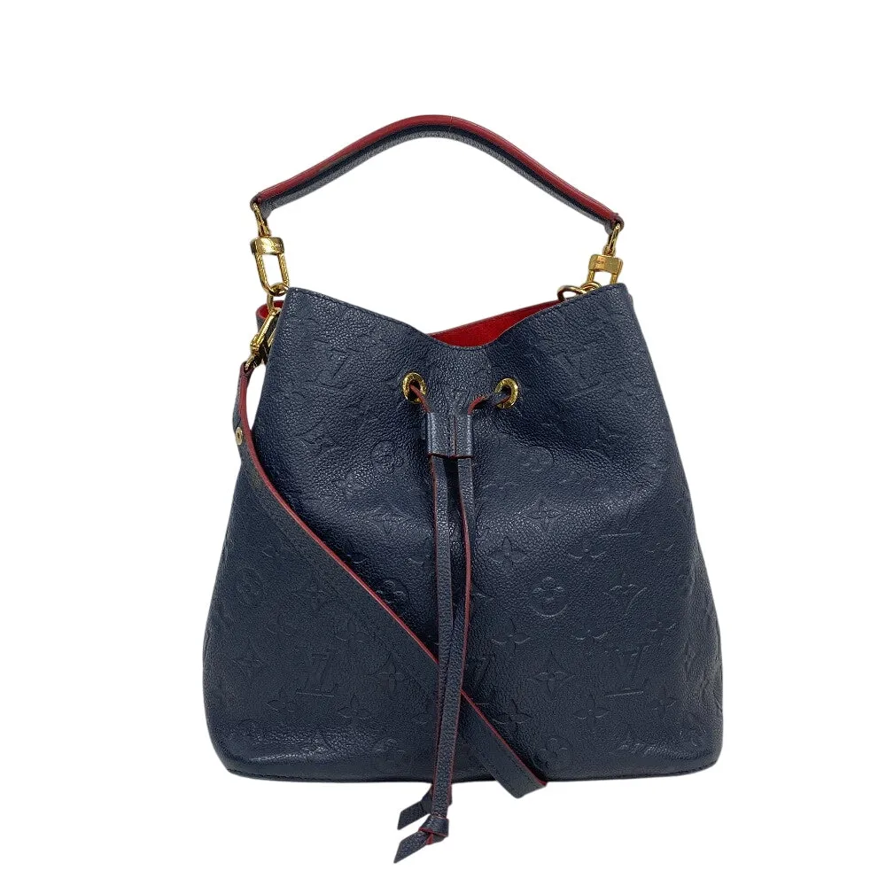LOUIS VUITTON Shoulder Bag M45306 Monogram Ann Platt Navy Monogram Ann Platt Neonoe