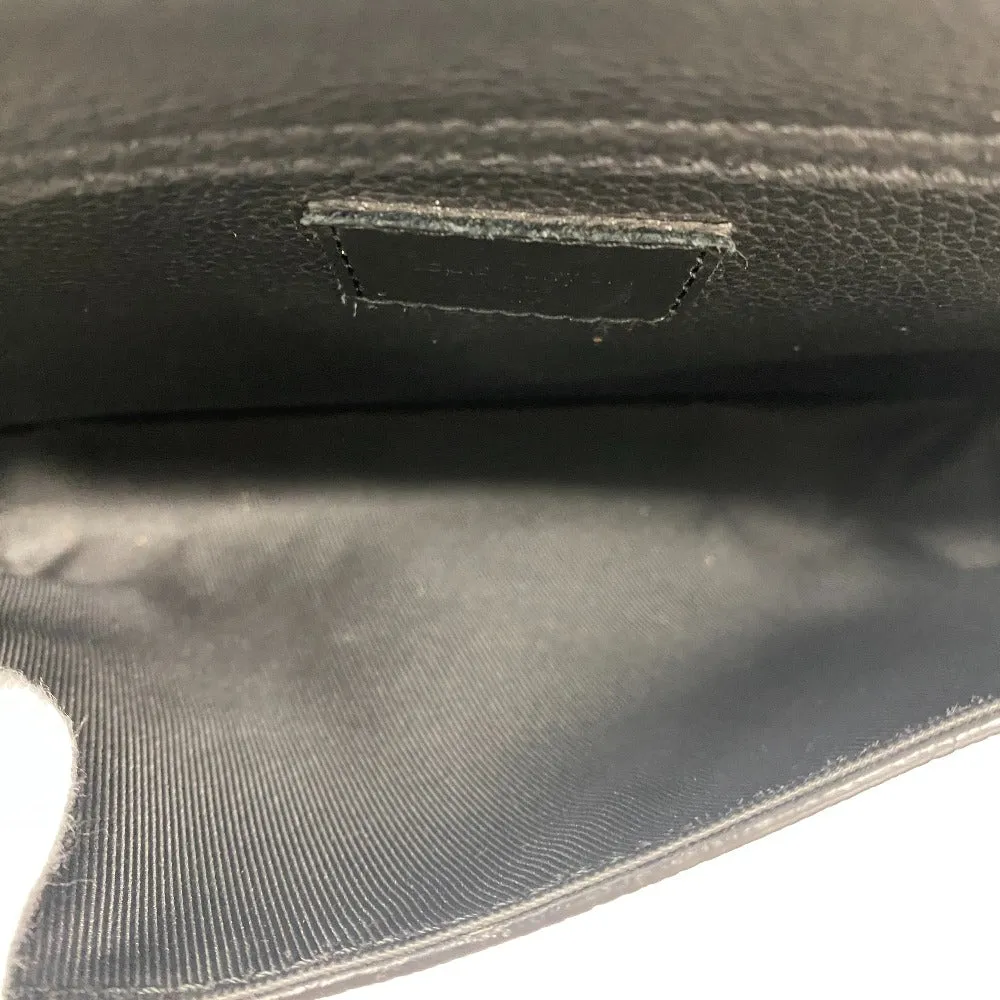 LOUIS VUITTON Shoulder Bag M57081 Grain Calfskin Leather black LV Aerogram takeoff sling mens Used