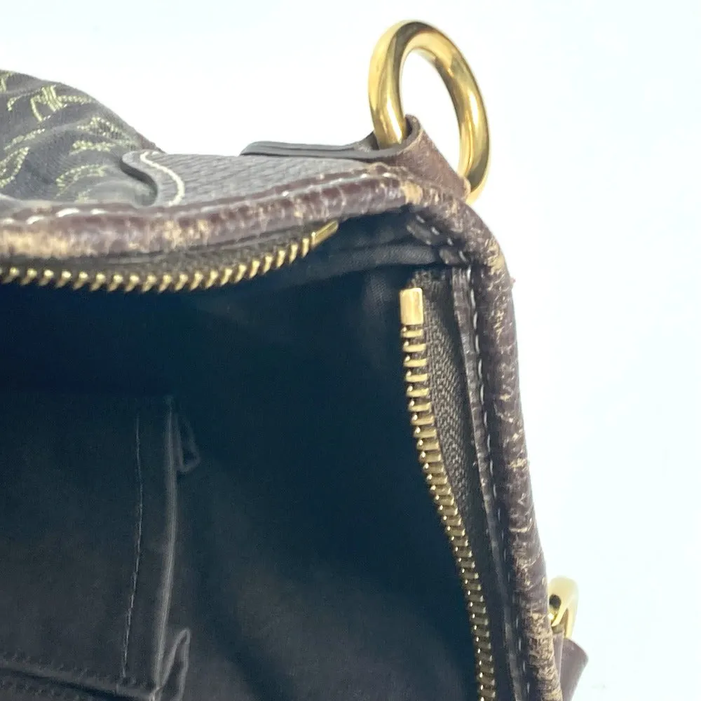 LOUIS VUITTON Shoulder Bag M95617 Monogram mini canvas Brown Monogram mini run Buzasu Anjoul