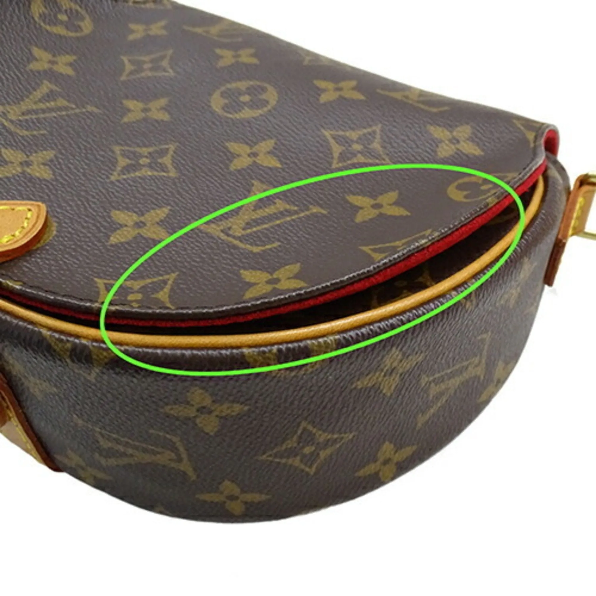 Louis Vuitton Tambourine Canvas Shoulder Bag (Pre-Owned)