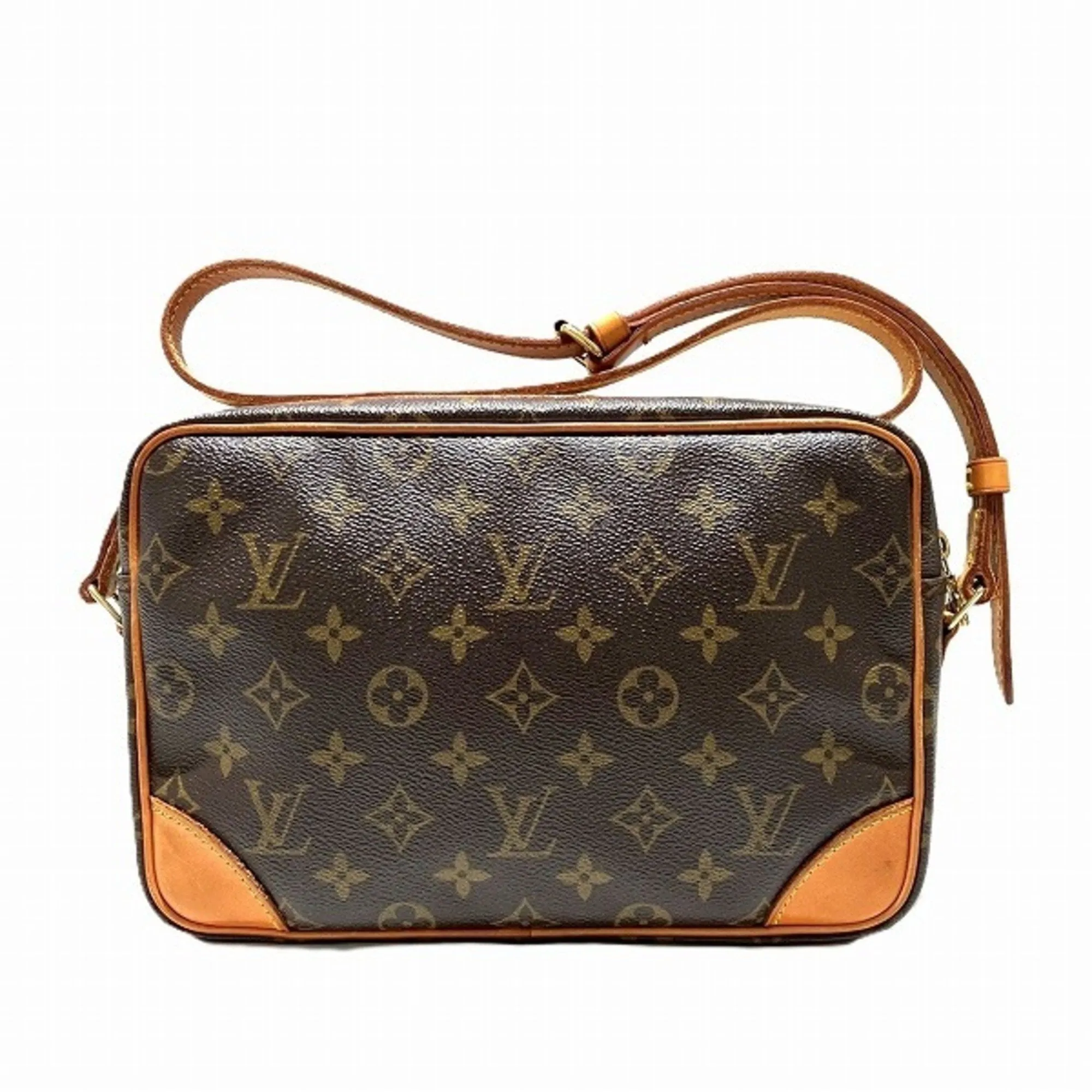 Louis Vuitton Trocadro Canvas Shoulder Bag (Pre-Owned)