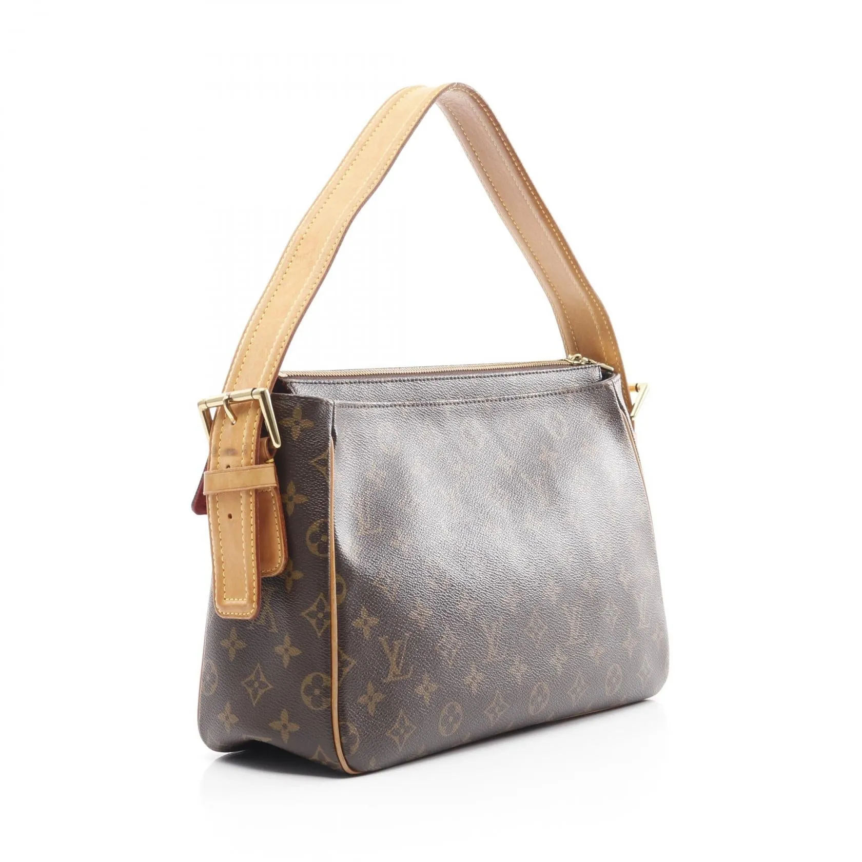 Louis Vuitton Vivacite GM Shoulder Bag Monogram Brown