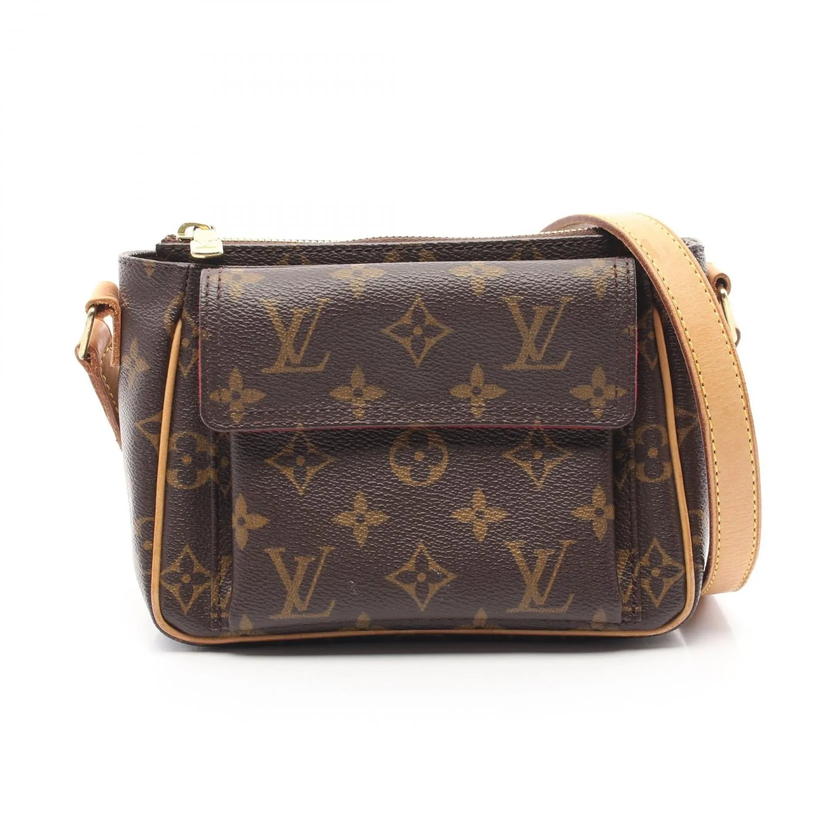 Louis Vuitton Vivacite PM Shoulder Bag Monogram Brown