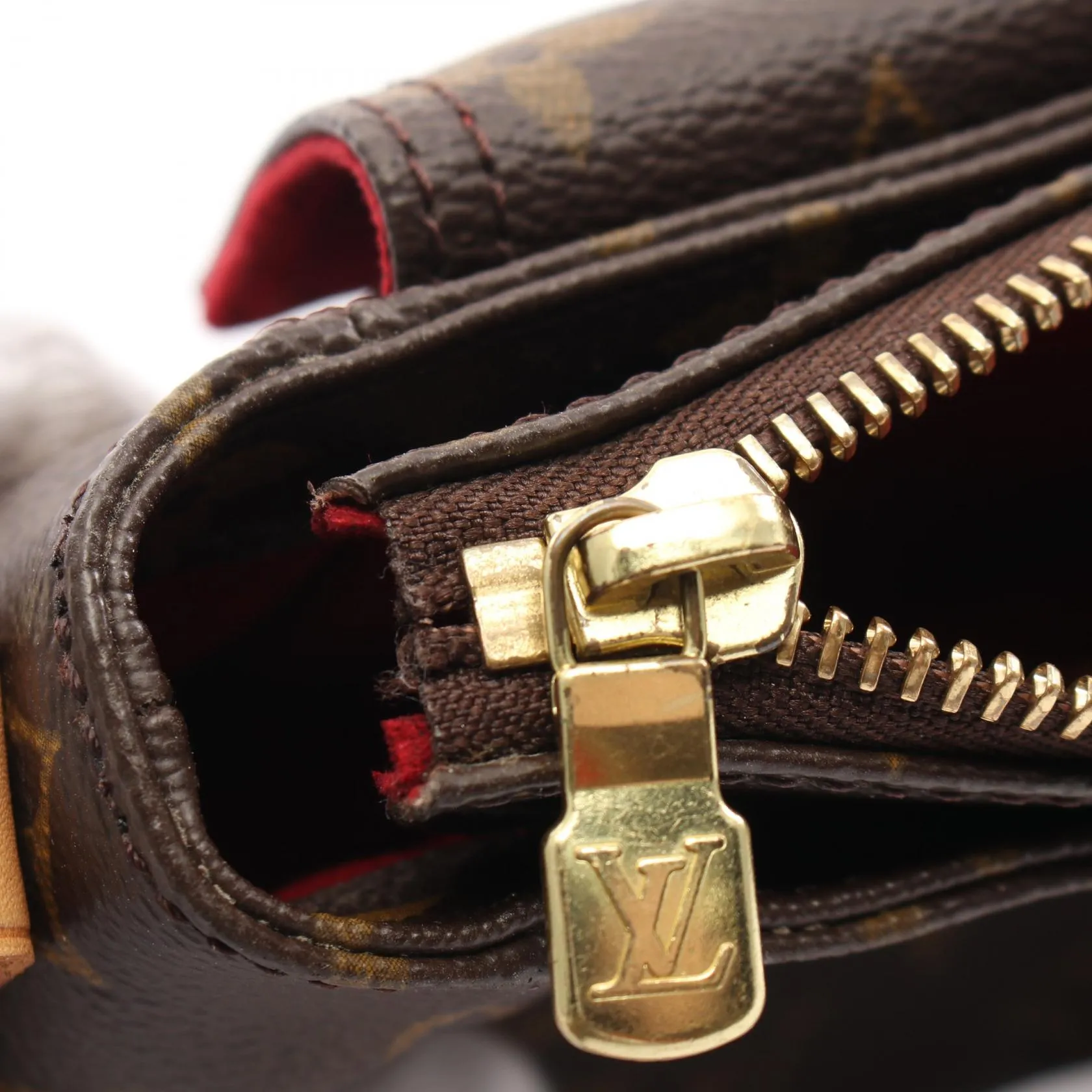 Louis Vuitton Vivacite PM Shoulder Bag Monogram Brown