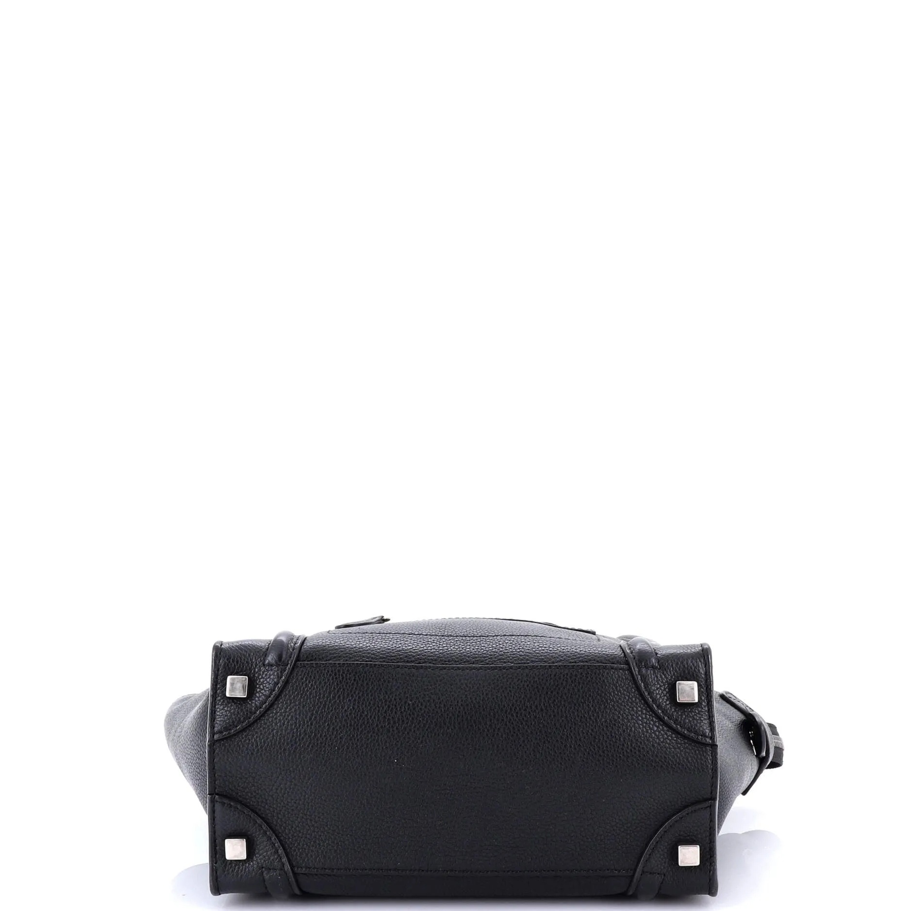 Luggage Bag Grainy Leather Micro