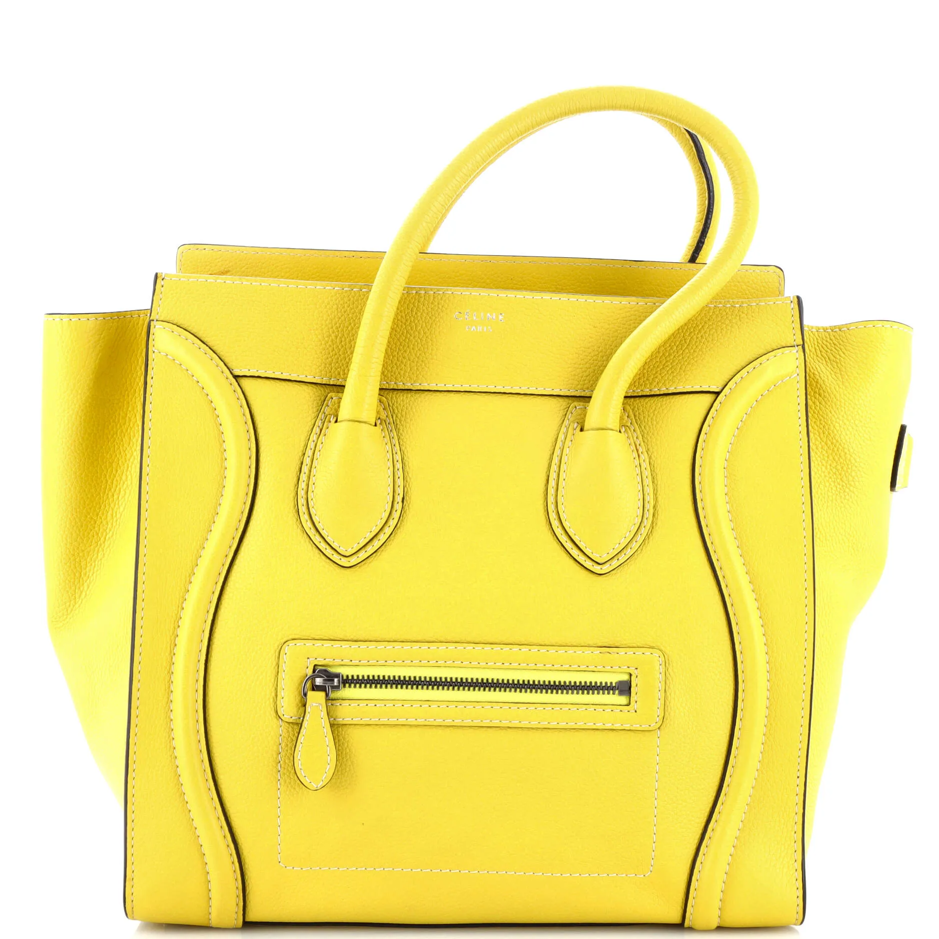 Luggage Bag Grainy Leather Mini