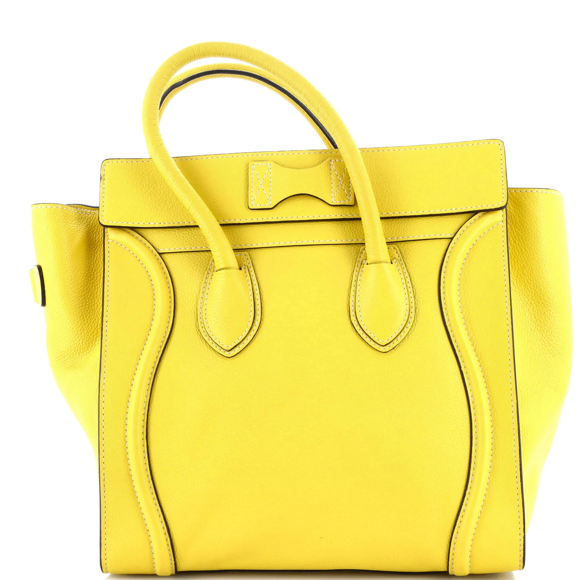 Luggage Bag Grainy Leather Mini