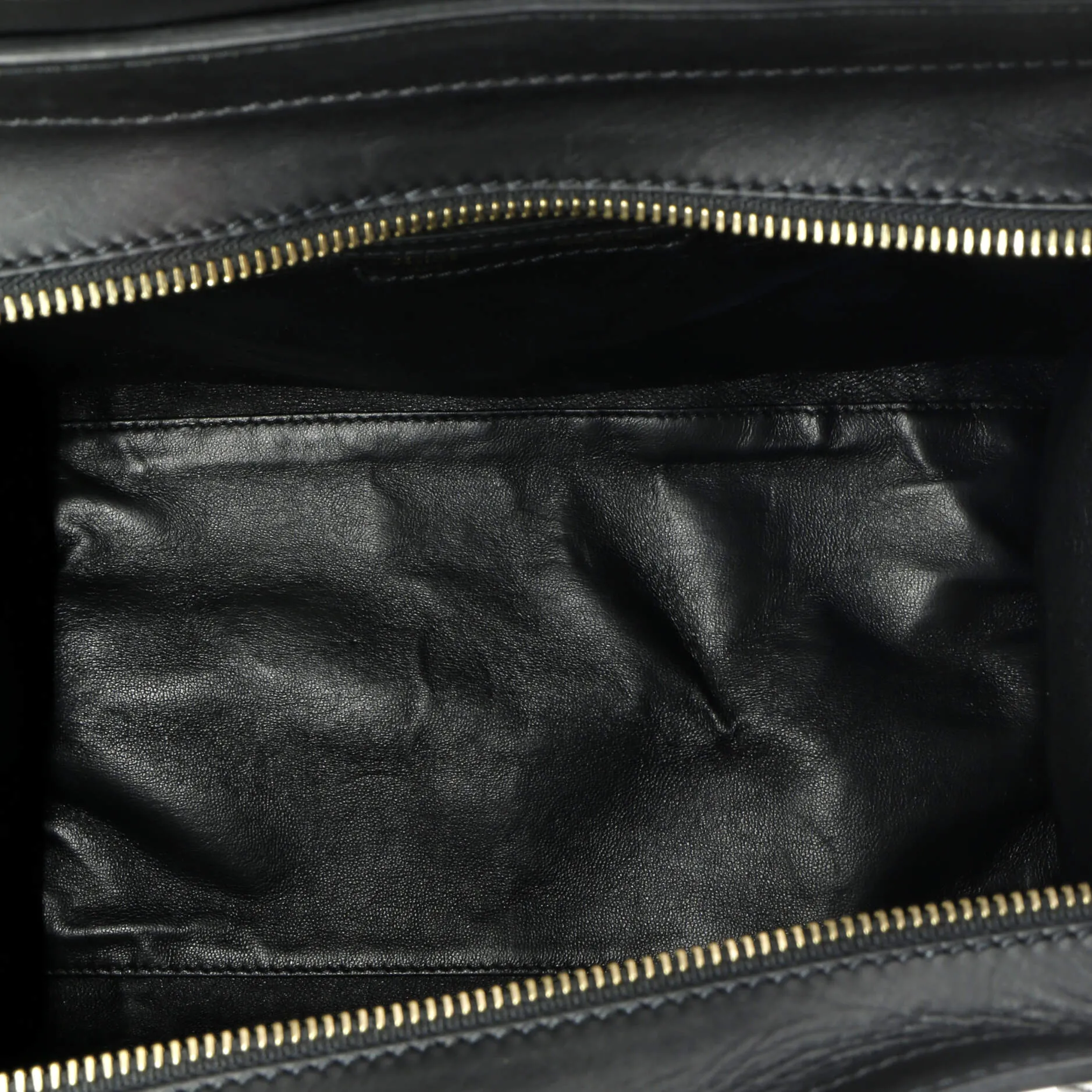 Luggage Bag Printed Canvas and Leather Mini