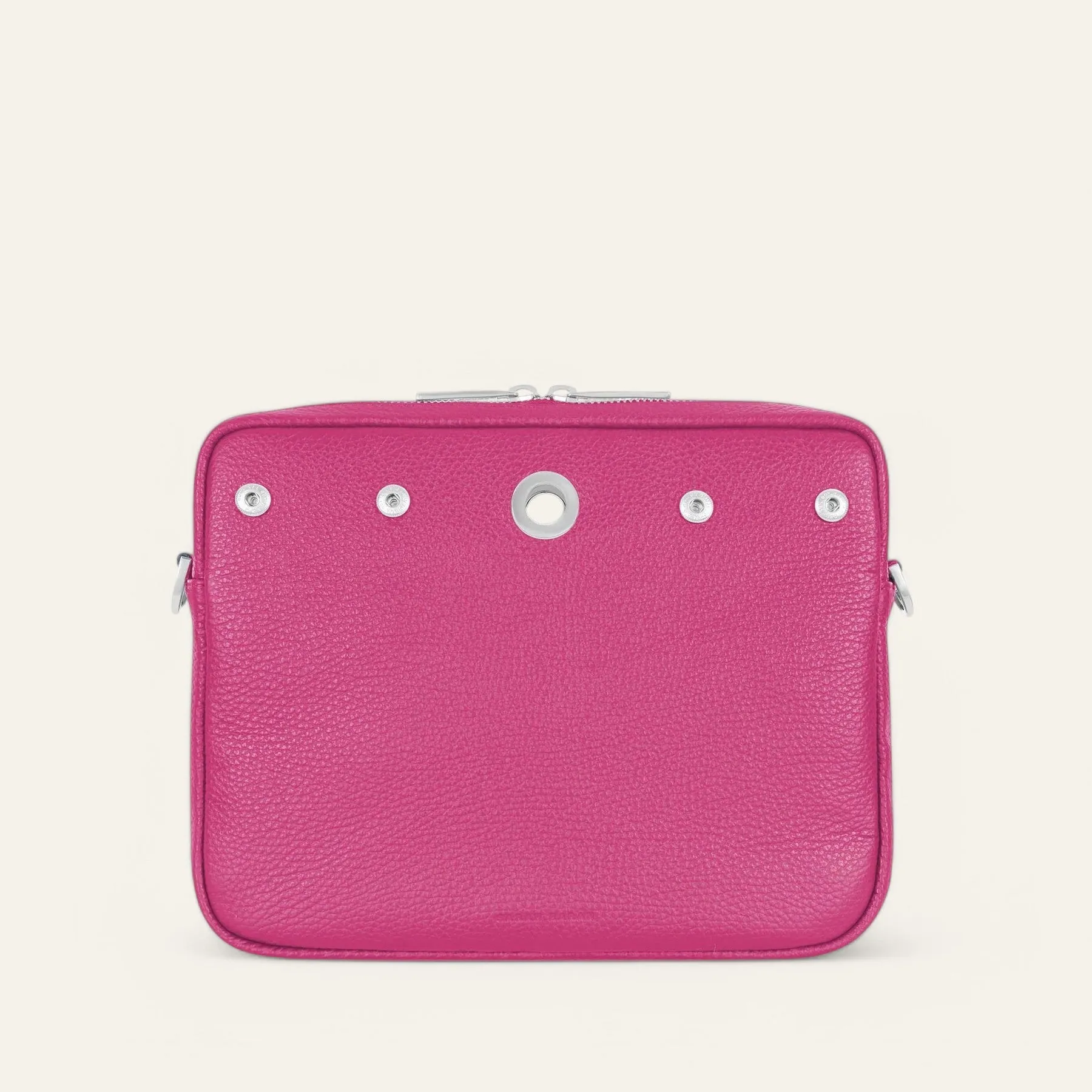 Mia Crossbody | Pink Kiss with Silver hardware