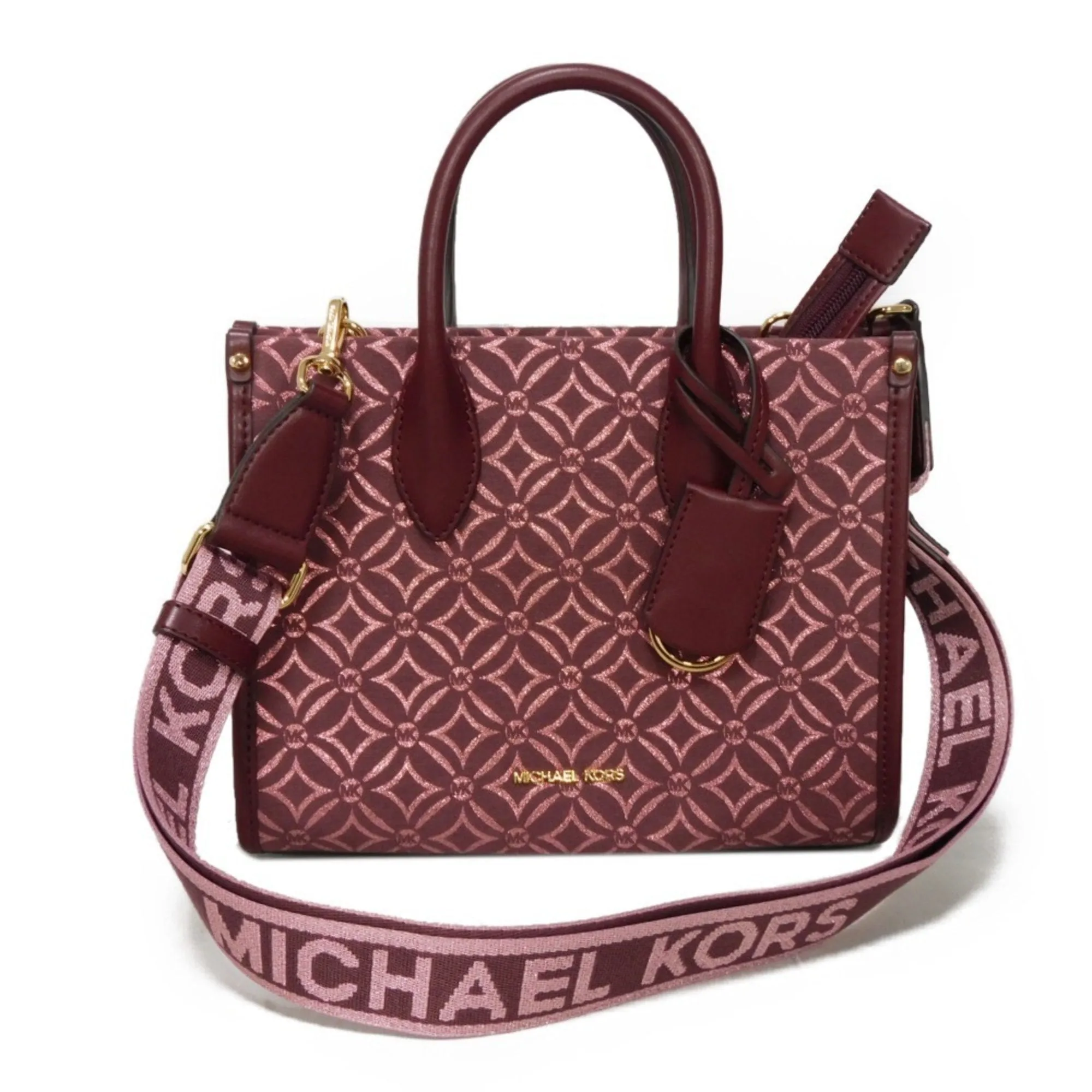 Michael Kors Canvas Handbag Shoulder Bag (Pre-Owned)