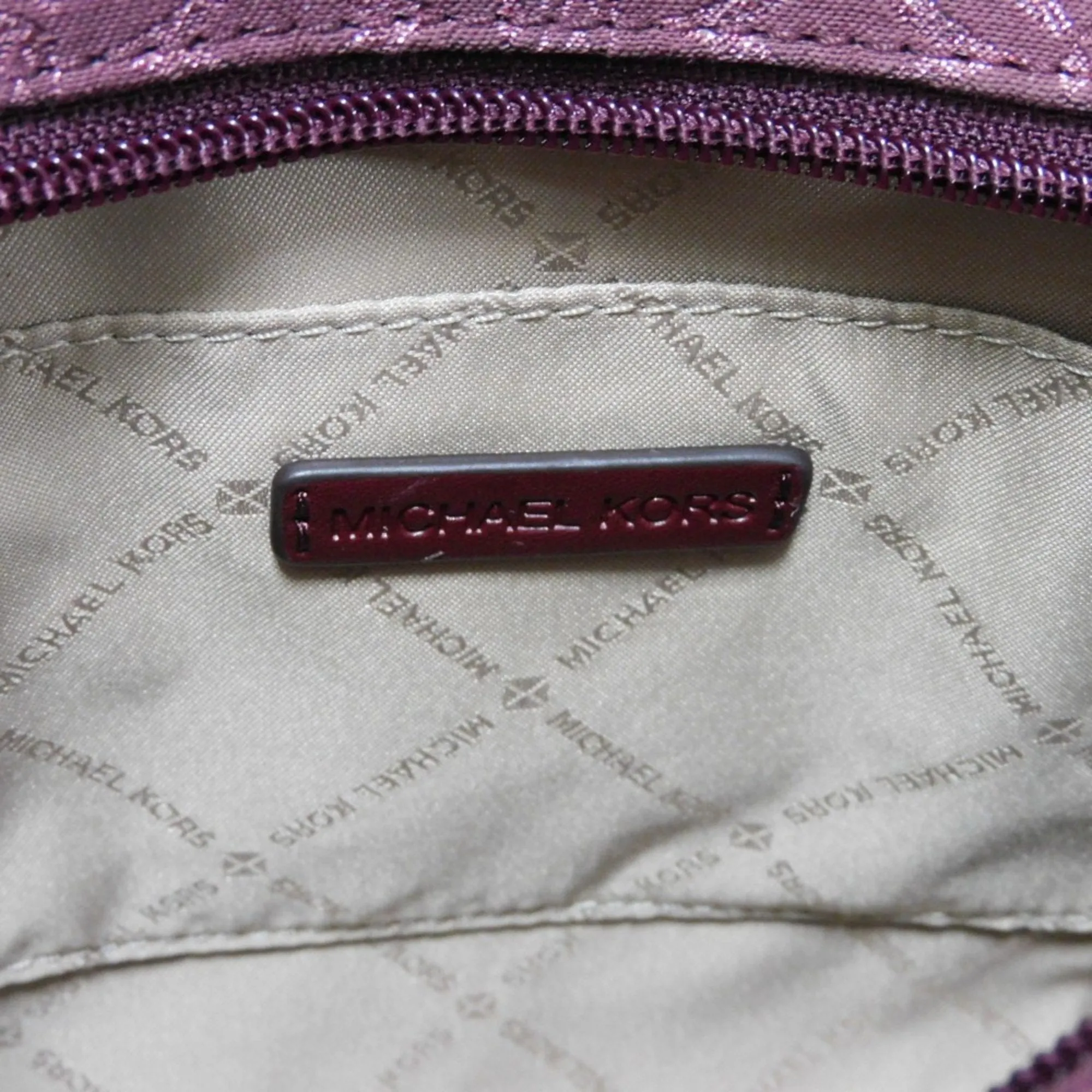 Michael Kors Canvas Handbag Shoulder Bag (Pre-Owned)