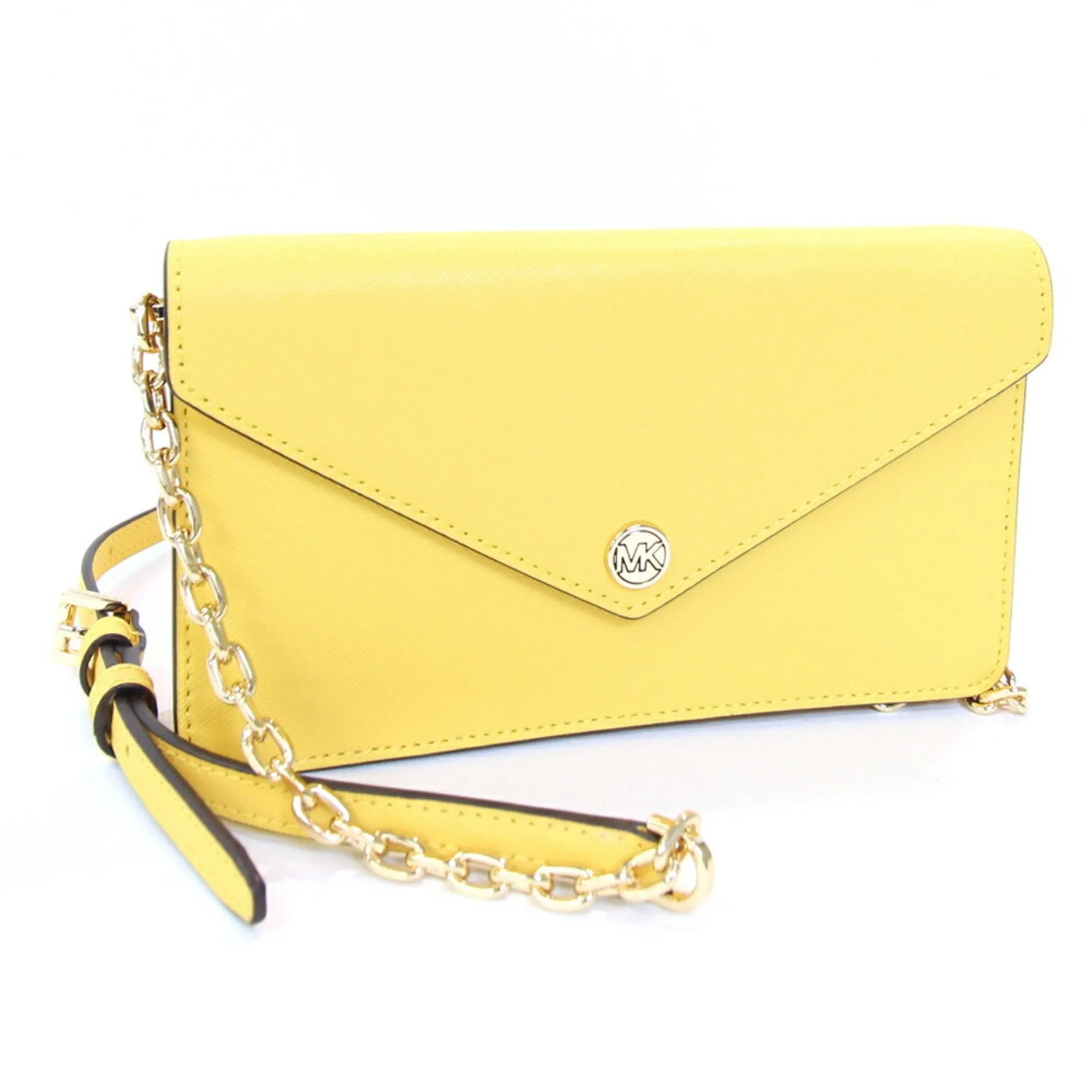 Michael Kors Leather Pochette Shoulder Bag (Pre-Owned)