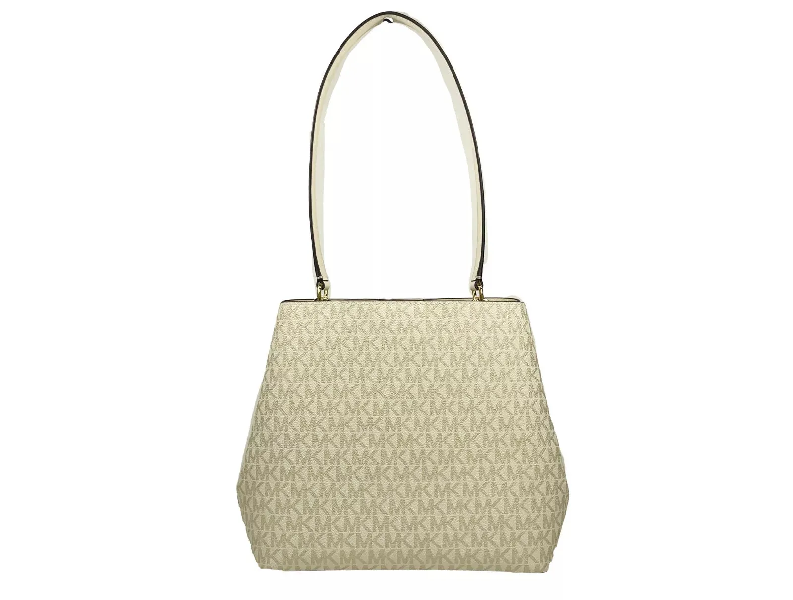 Michael Kors Medium Pratt Bucket Shoulder Bag Purse Pale Women's gold/