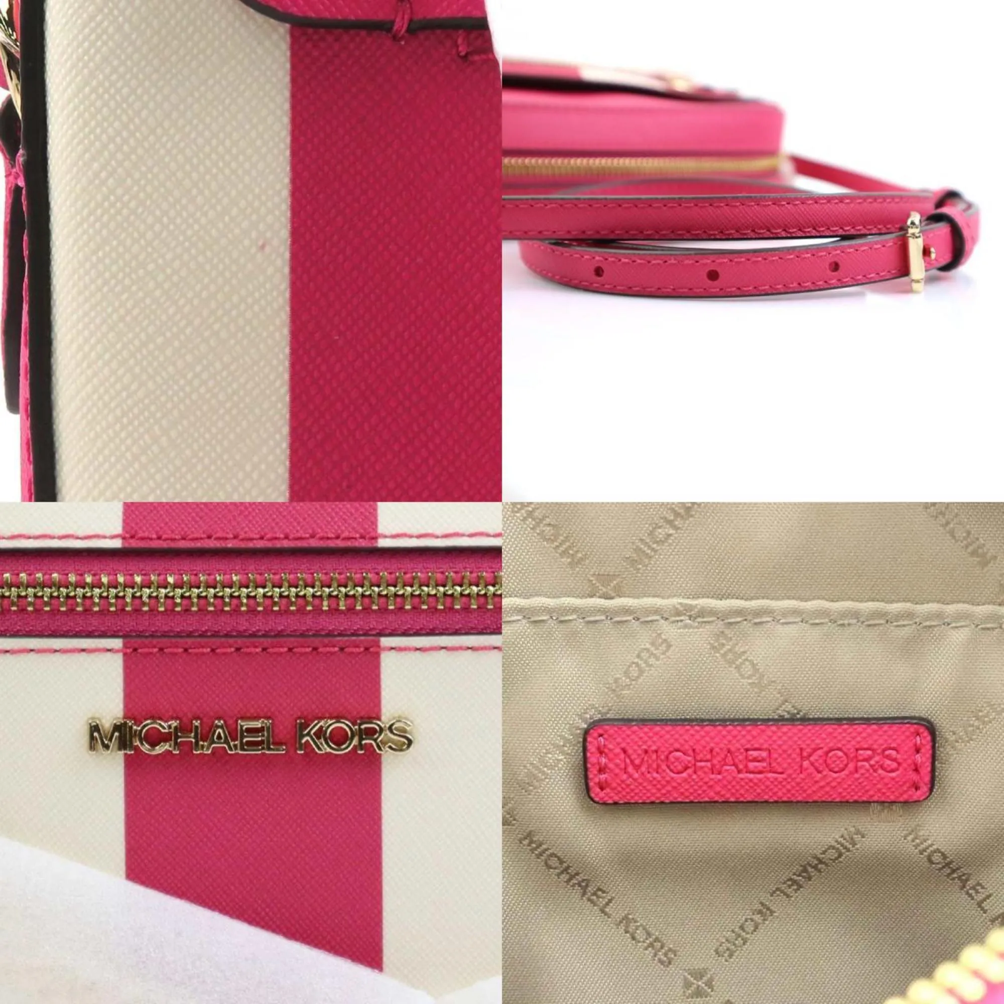 Michael Kors pink Leather Shoulder Bag (Pre-Owned)