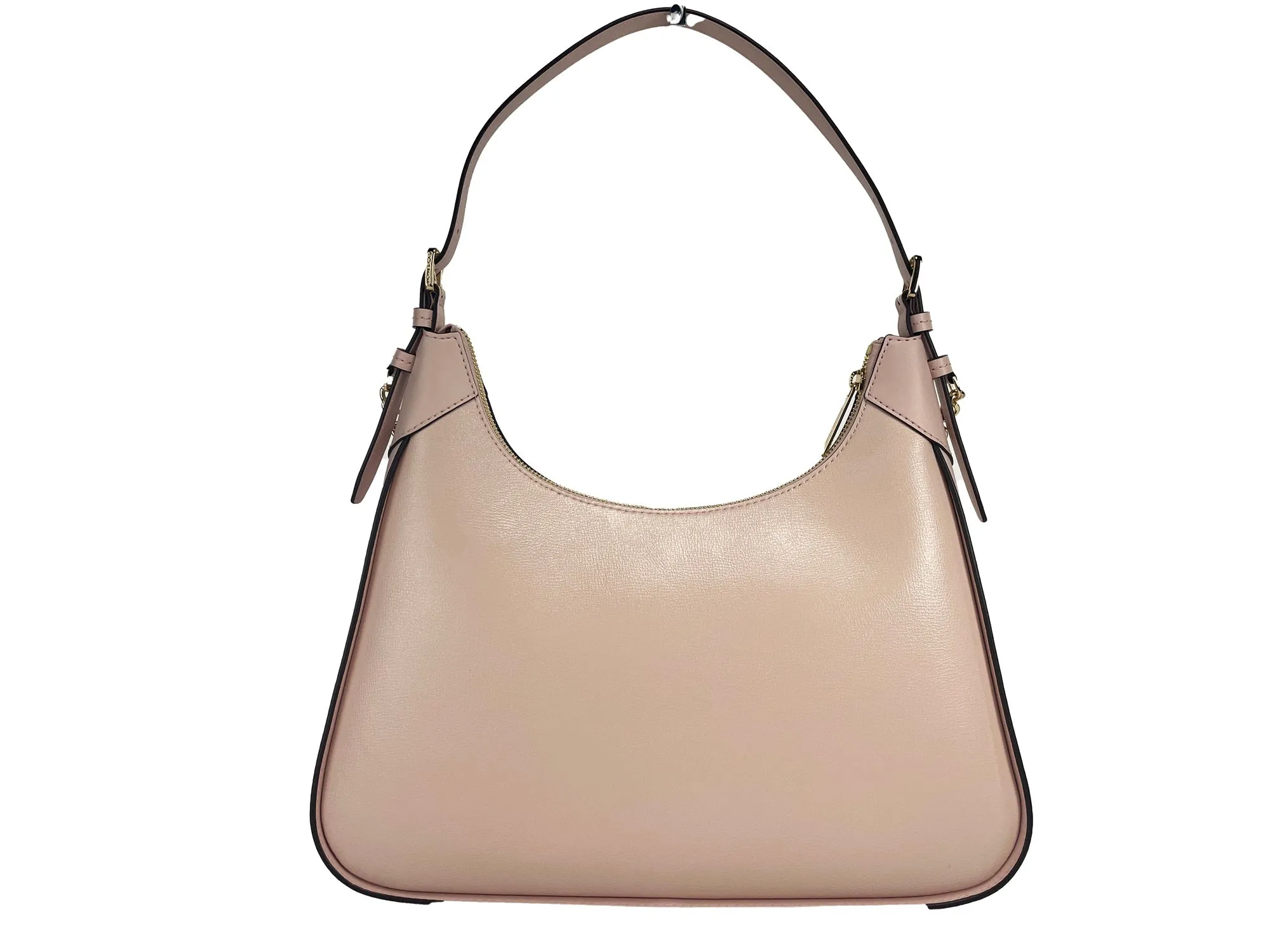 Michael Kors Wilma Large Smooth Leather Chain Shoulder Bag Purse Powder Women's Blush