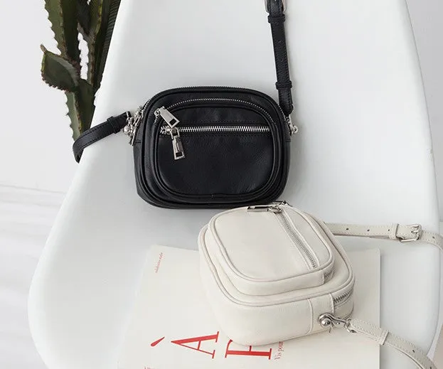 Mini Leather Womens Stylish Small Shoulder Bag Crossbody Purse for Women