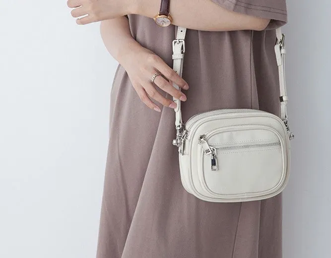 Mini Leather Womens Stylish Small Shoulder Bag Crossbody Purse for Women