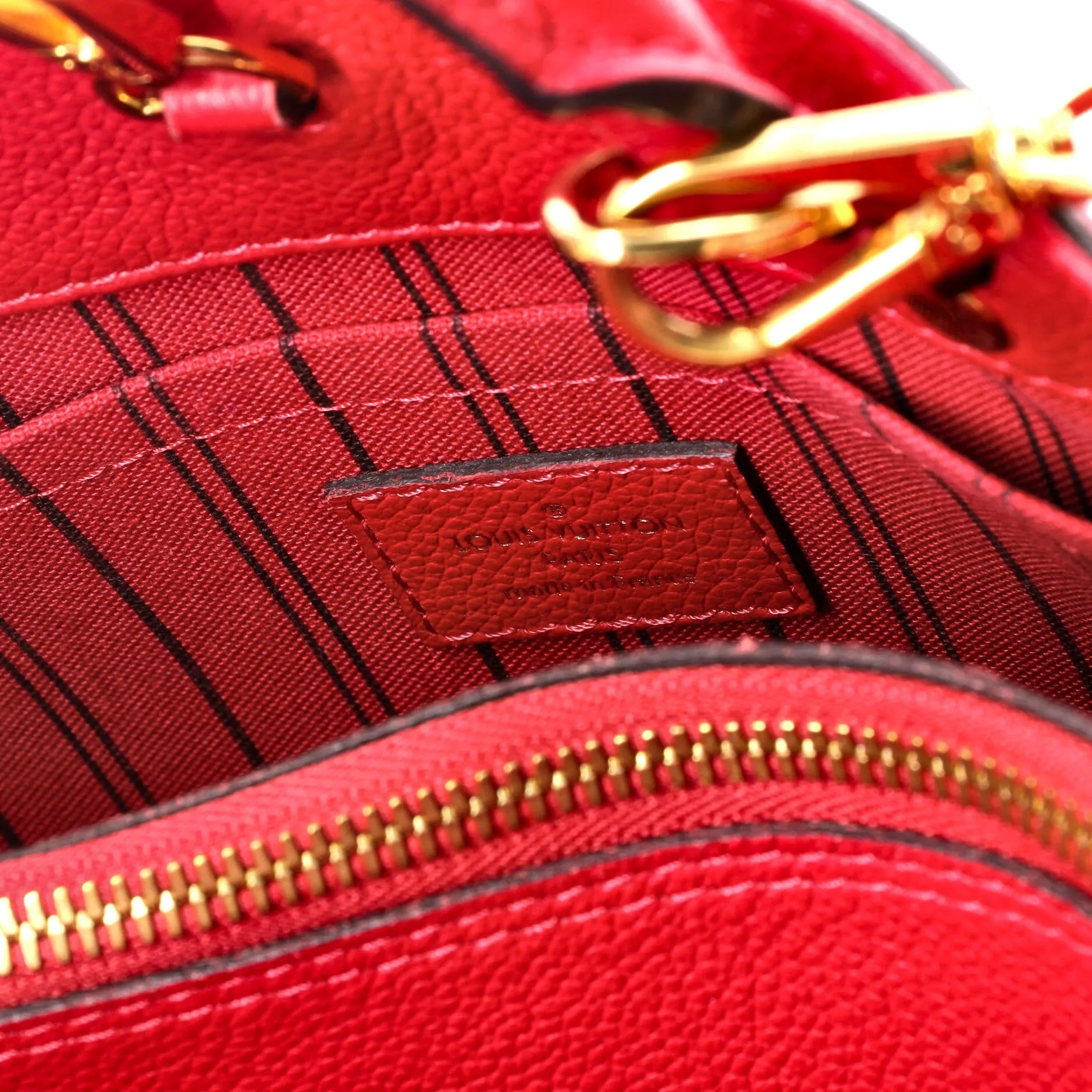 Montaigne Handbag Monogram Empreinte Leather MM