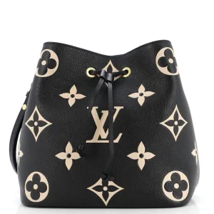 NeoNoe Handbag Bicolor Monogram Empreinte Giant MM