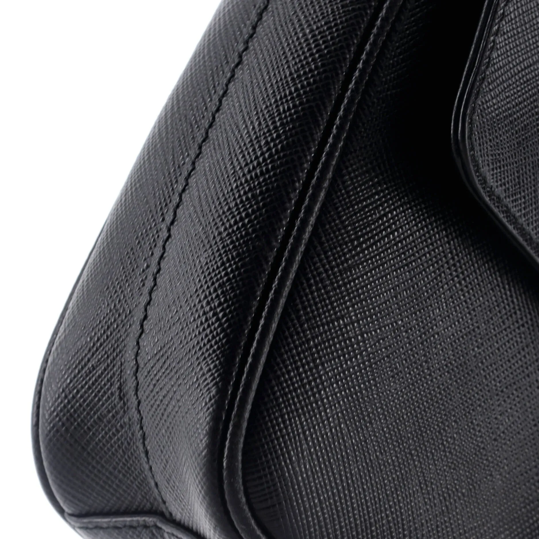 Pattina Flap Shoulder Bag Saffiano Leather Small