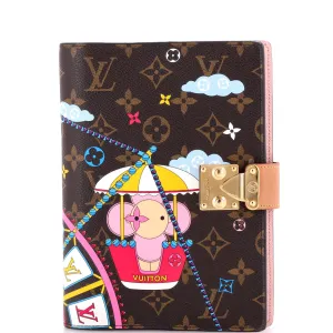 Paul Notebook Cover Limited Edition Vivienne Xmas Monogram Canvas MM