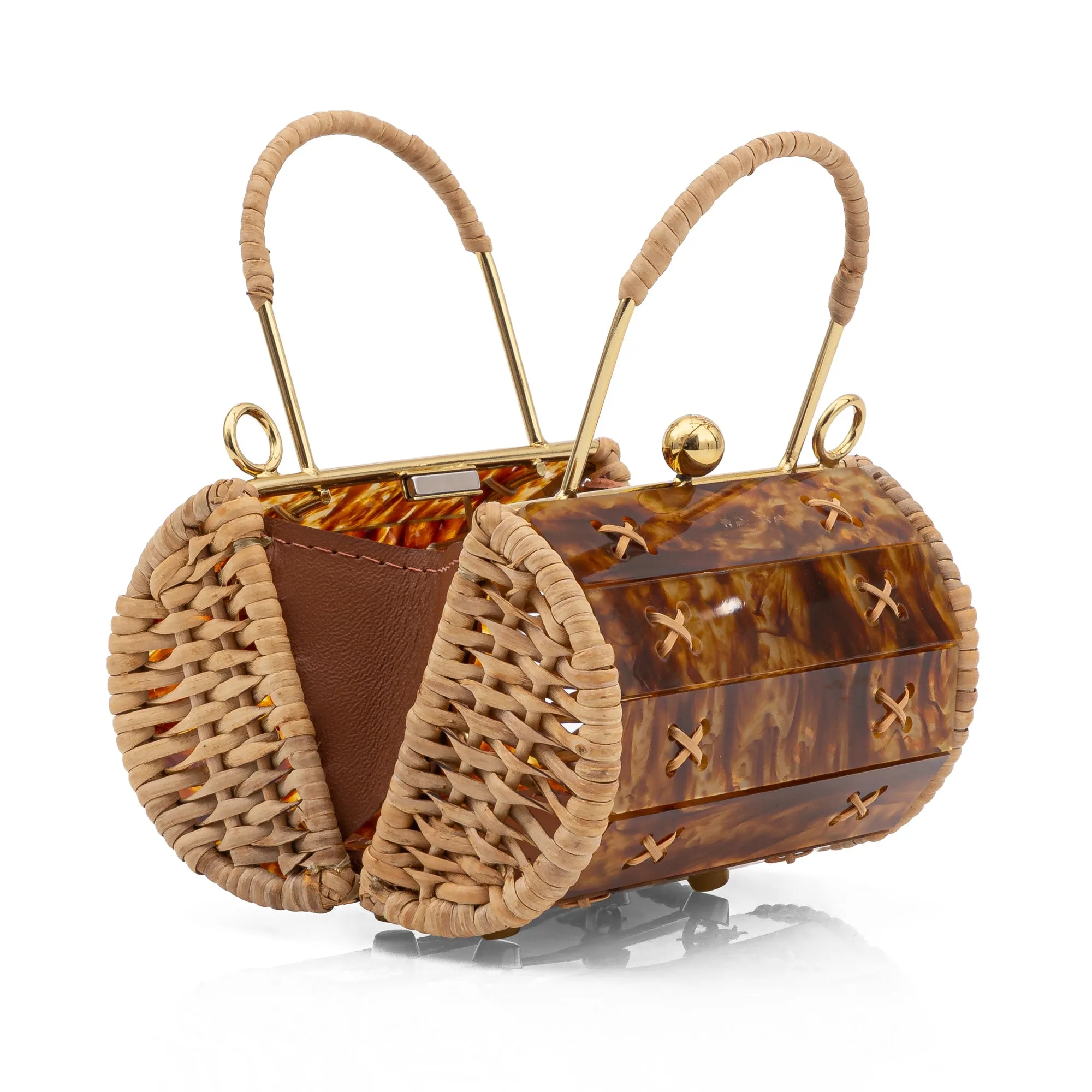 Petit Alix Gold Bag Turtle