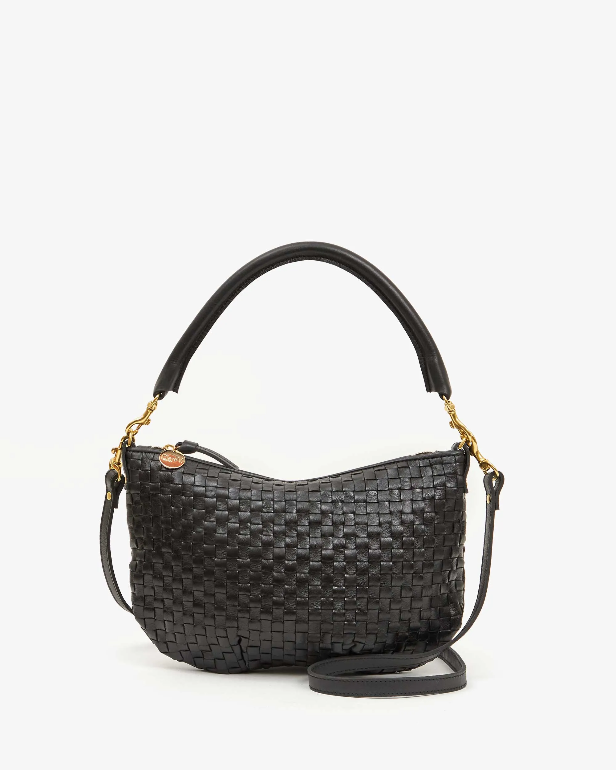 Petit Moyen Handbags - Crossbody - Petit Moyen Black Woven Checker