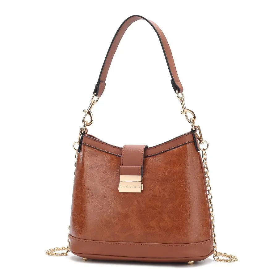 Pilar Vegan Leather Womens Shoulder Handbag
