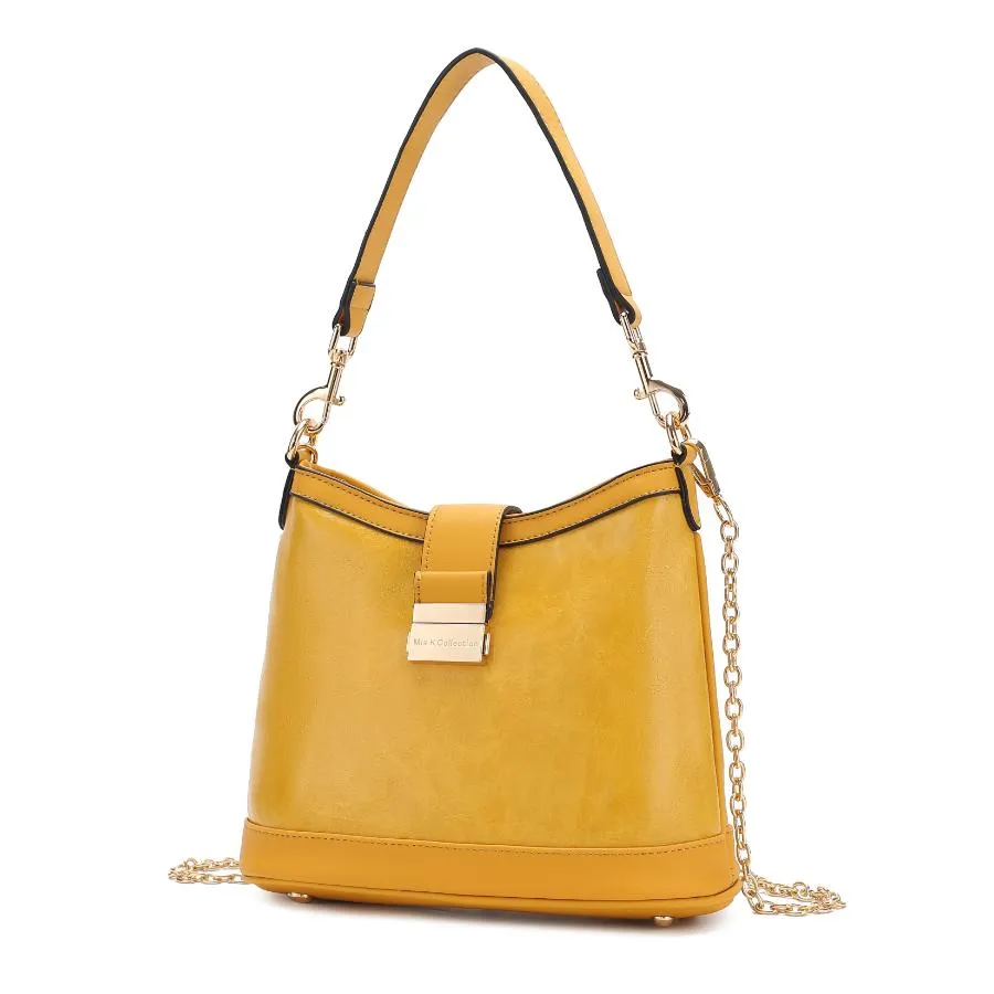 Pilar Vegan Leather Womens Shoulder Handbag