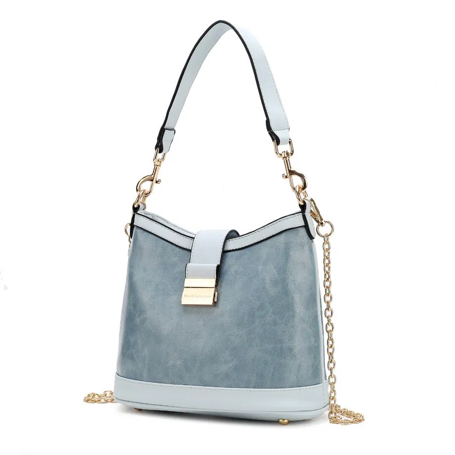Pilar Vegan Leather Womens Shoulder Handbag