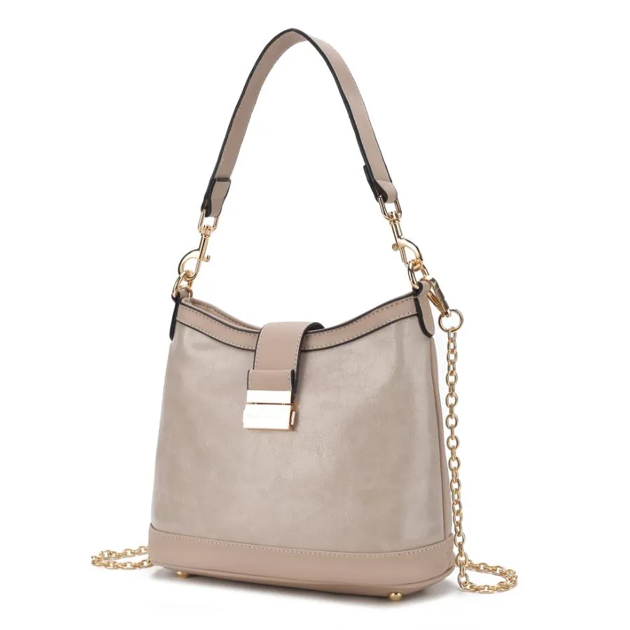 Pilar Vegan Leather Womens Shoulder Handbag