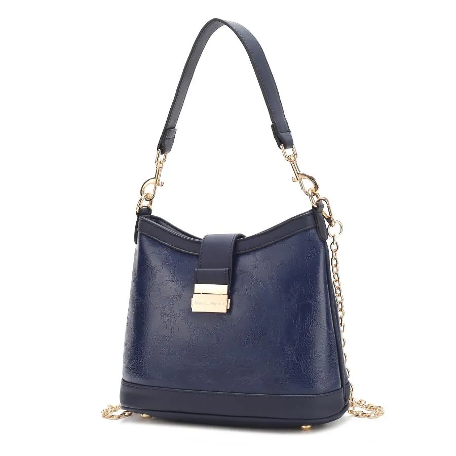 Pilar Vegan Leather Womens Shoulder Handbag