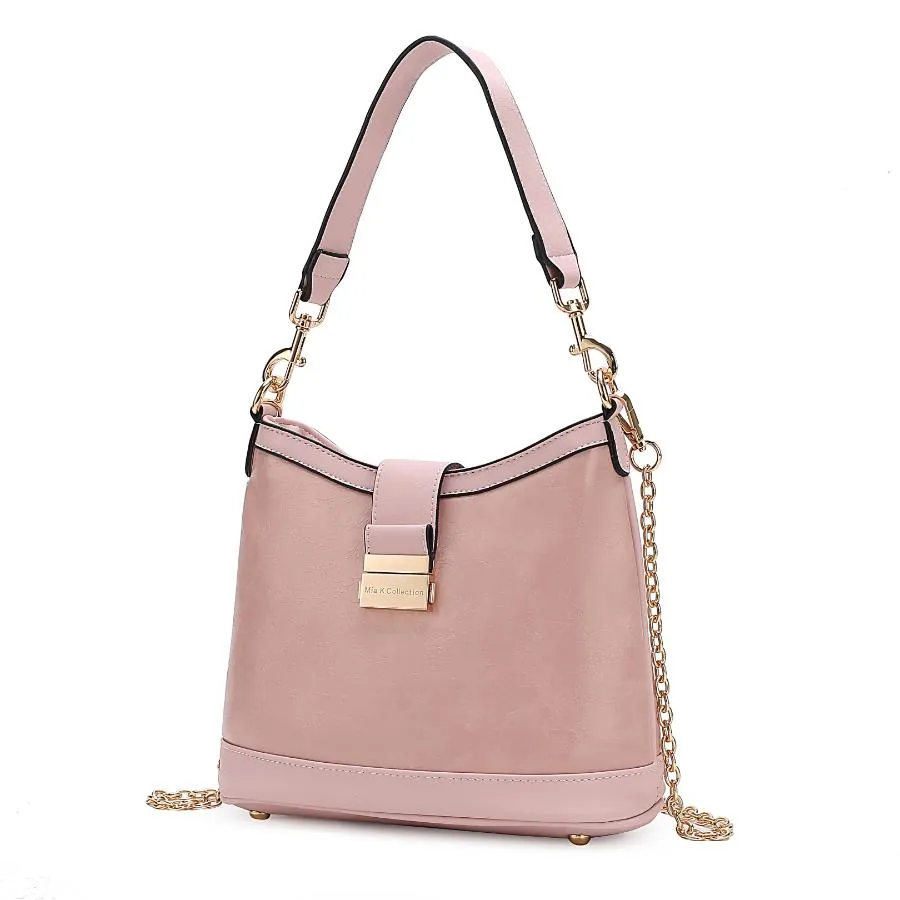 Pilar Vegan Leather Womens Shoulder Handbag