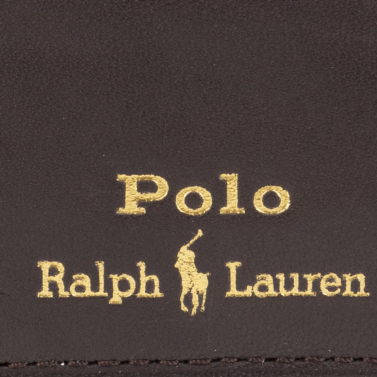 Polo Ralph Lauren Small Leather Card Case Brown