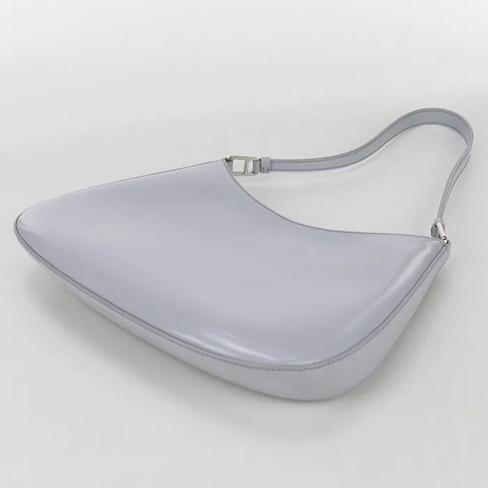 PRADA 1BC499 Shoulder Bag PRADA Cleo One Shoulder Bag Calf leather Light Grey Women