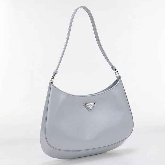 PRADA 1BC499 Shoulder Bag PRADA Cleo One Shoulder Bag Calf leather Light Grey Women