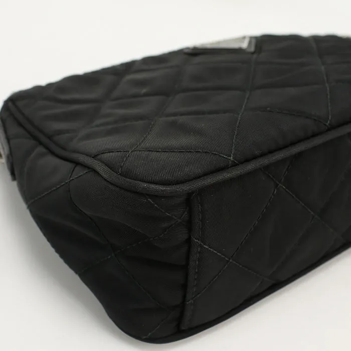 PRADA 1BH026 Shoulder bag quilting 2way ChainShoulder Bag Nylon black Women
