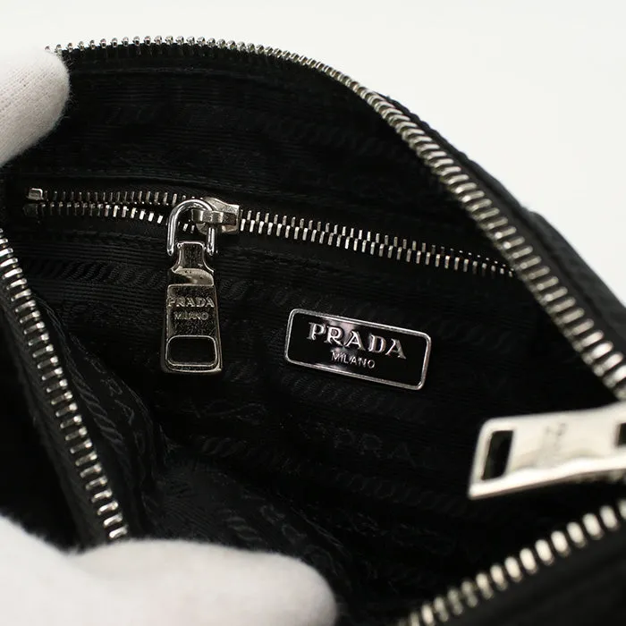 PRADA 1BH026 Shoulder bag quilting 2way ChainShoulder Bag Nylon black Women