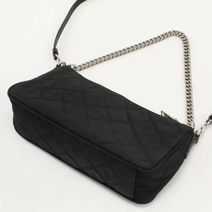 PRADA 1BH026 Shoulder bag quilting 2way ChainShoulder Bag Nylon black Women