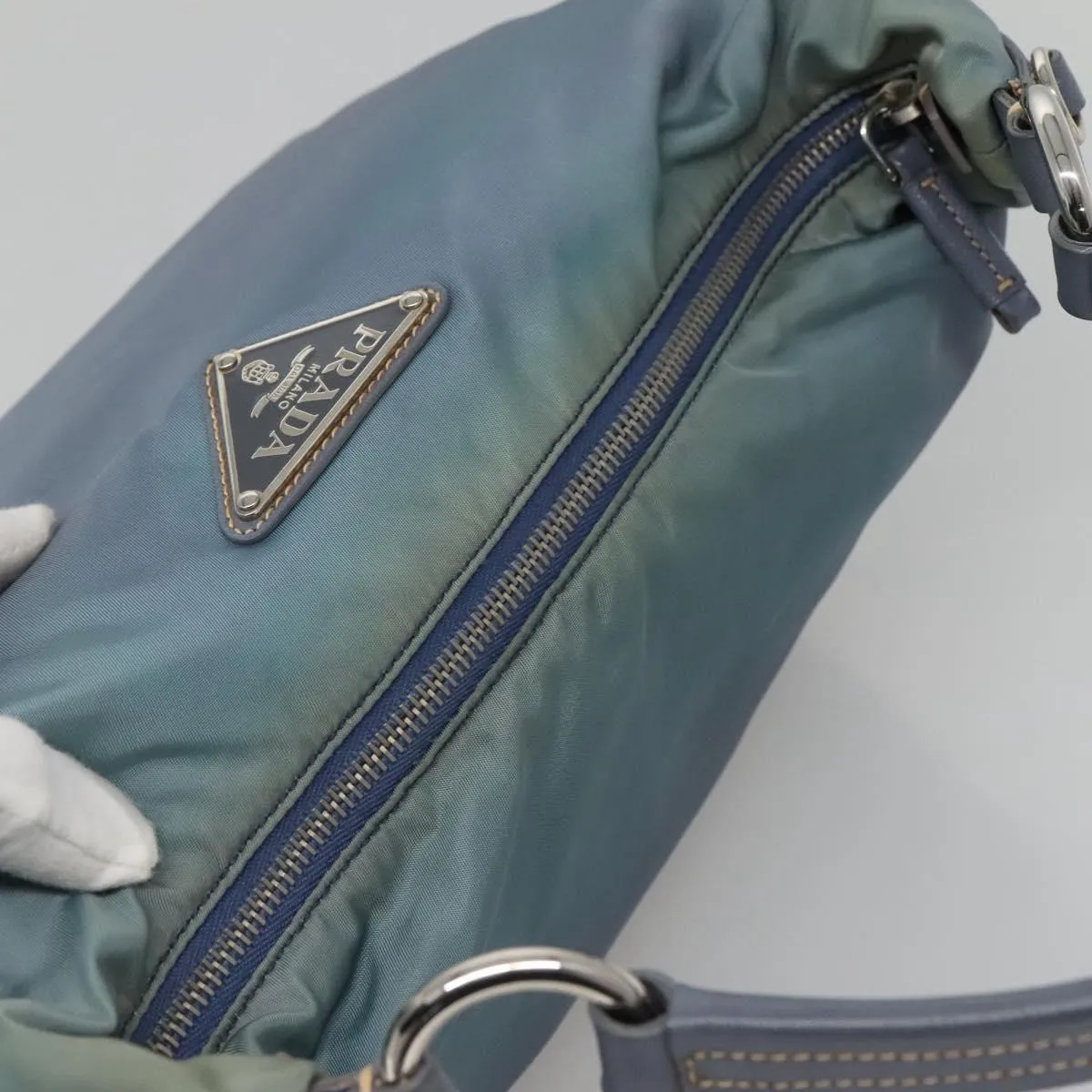 Prada Hobo Synthetic Shoulder Bag (Pre-Owned)