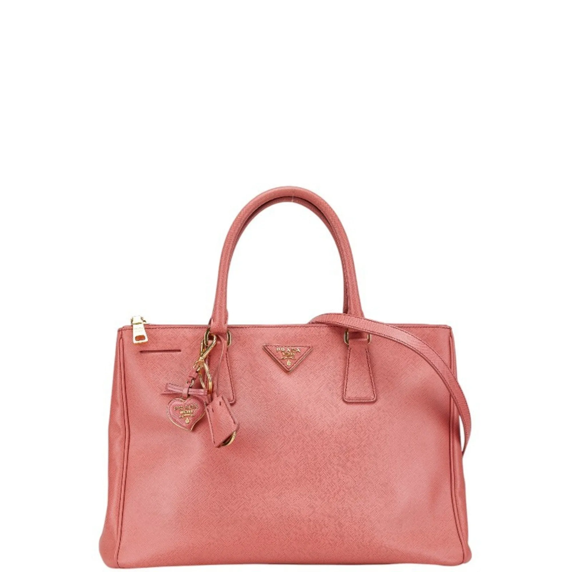 Prada Leather Handbag Shoulder Bag (Pre-Owned)