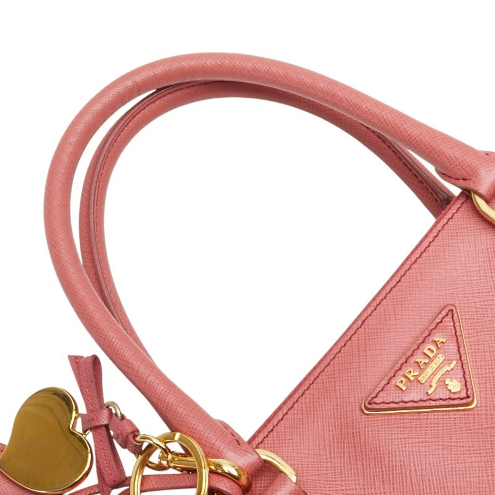 Prada Leather Handbag Shoulder Bag (Pre-Owned)