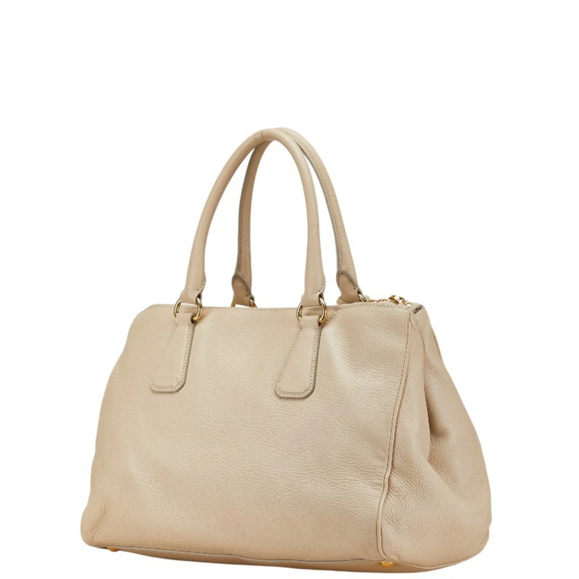 Prada Leather Handbag Shoulder Bag (Pre-Owned)