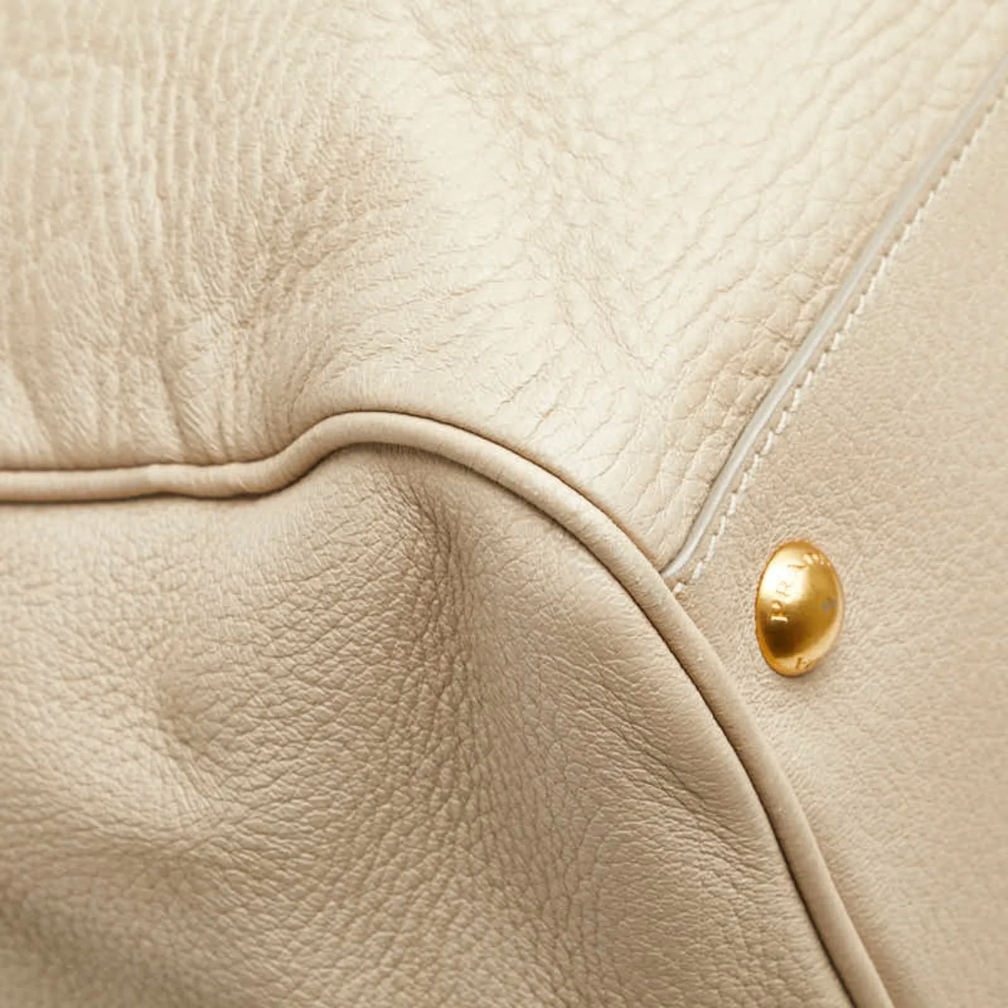 Prada Leather Handbag Shoulder Bag (Pre-Owned)