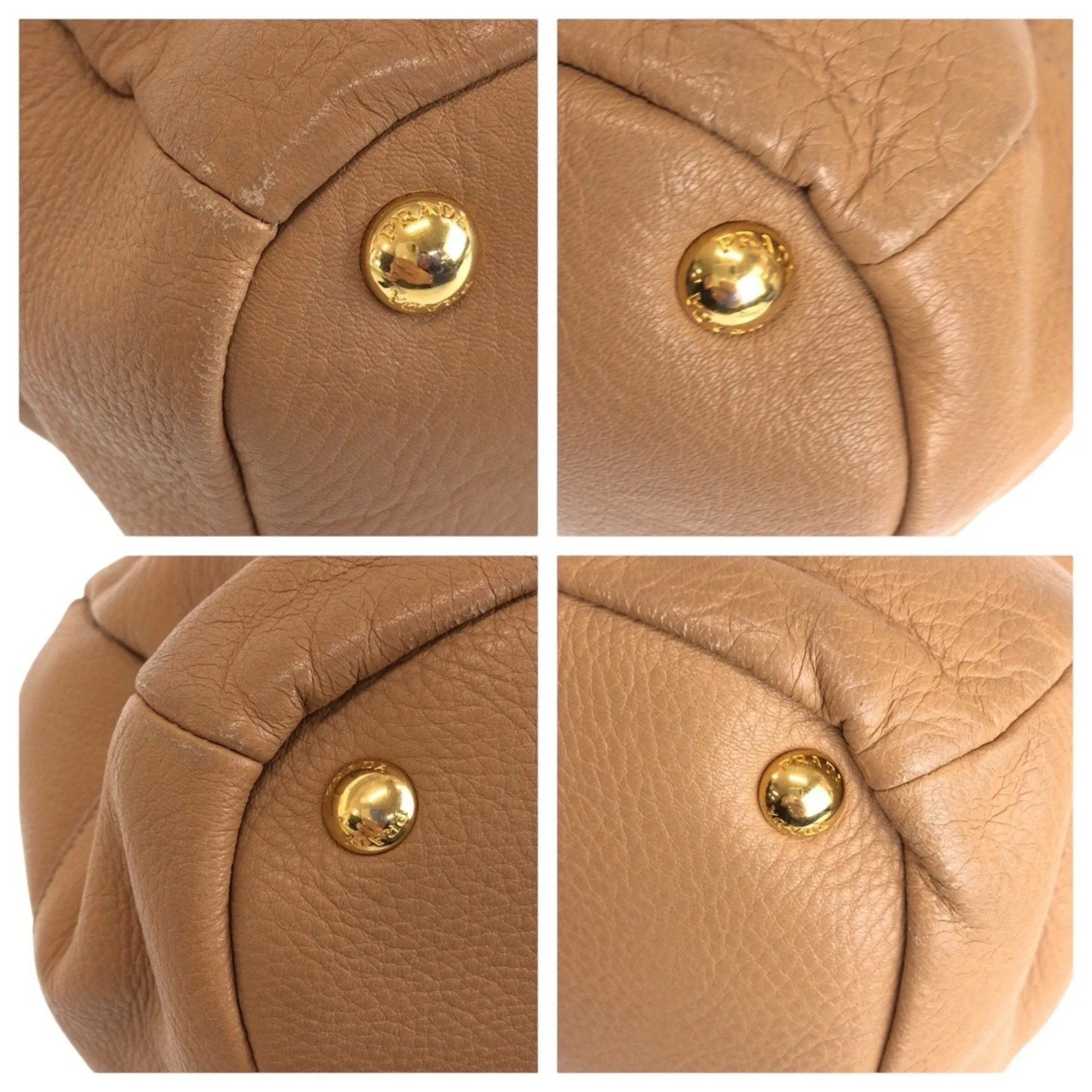 Prada Leather Shoulder Bag (Pre-Owned)