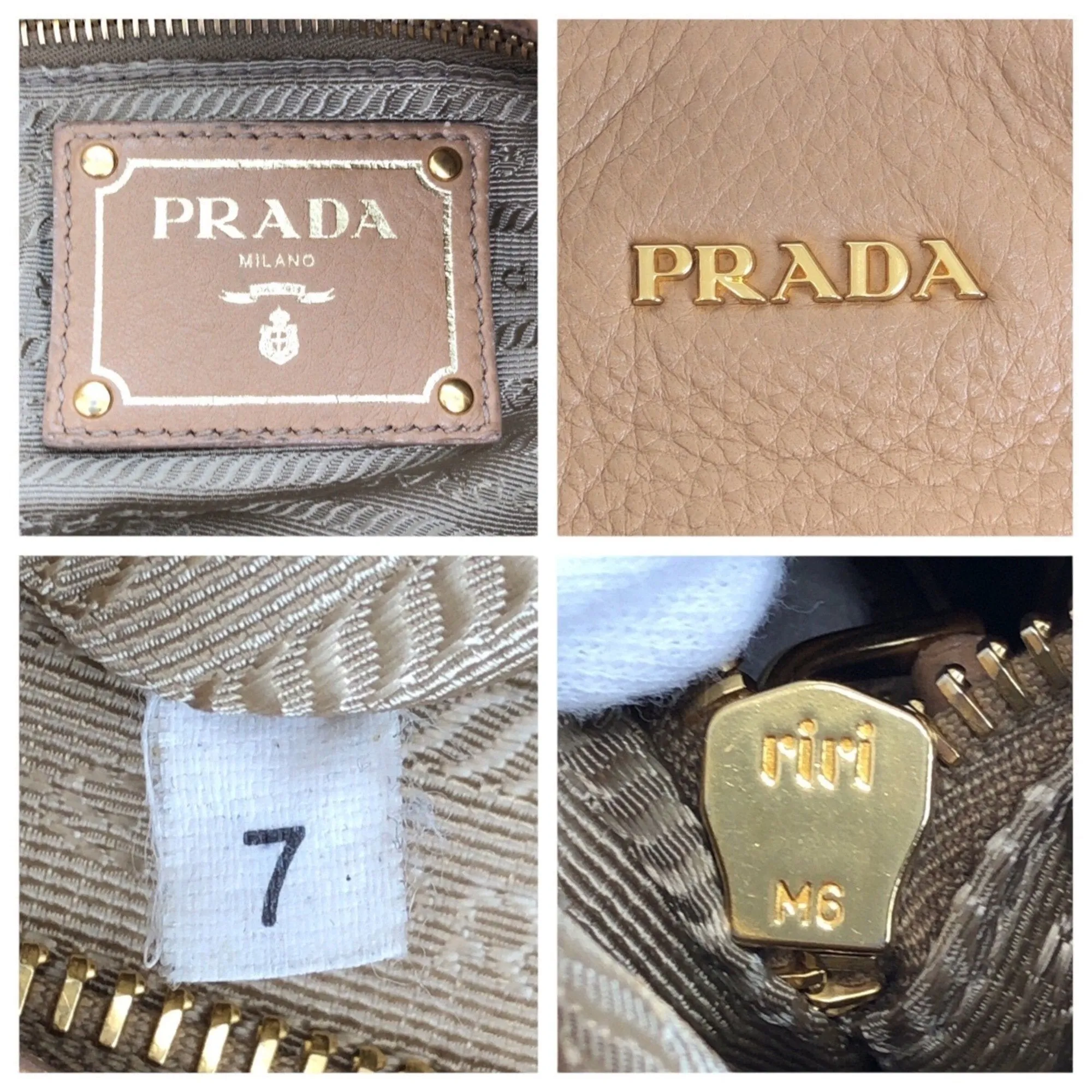 Prada Leather Shoulder Bag (Pre-Owned)