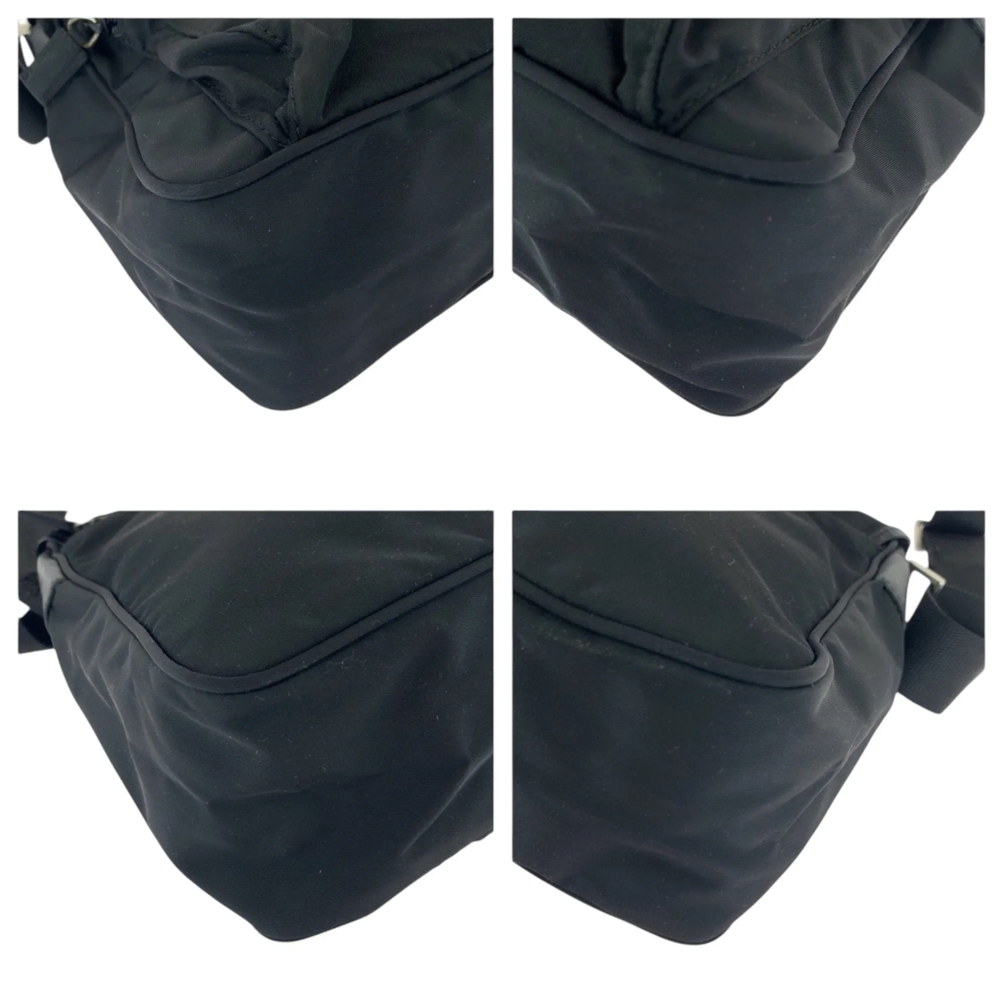 Prada Nylon Messenger Bag Shoulder Bag (Pre-Owned)
