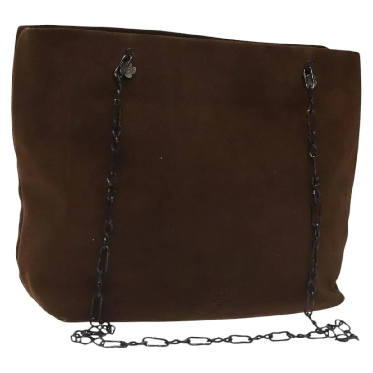 Prada Shopping Suede Shoulder Bag (Pre-Owned)