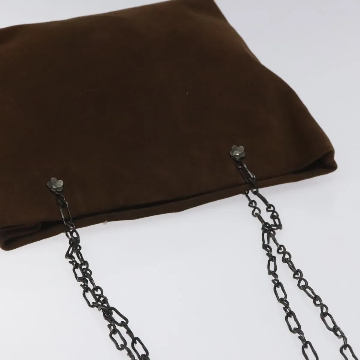 Prada Shopping Suede Shoulder Bag (Pre-Owned)
